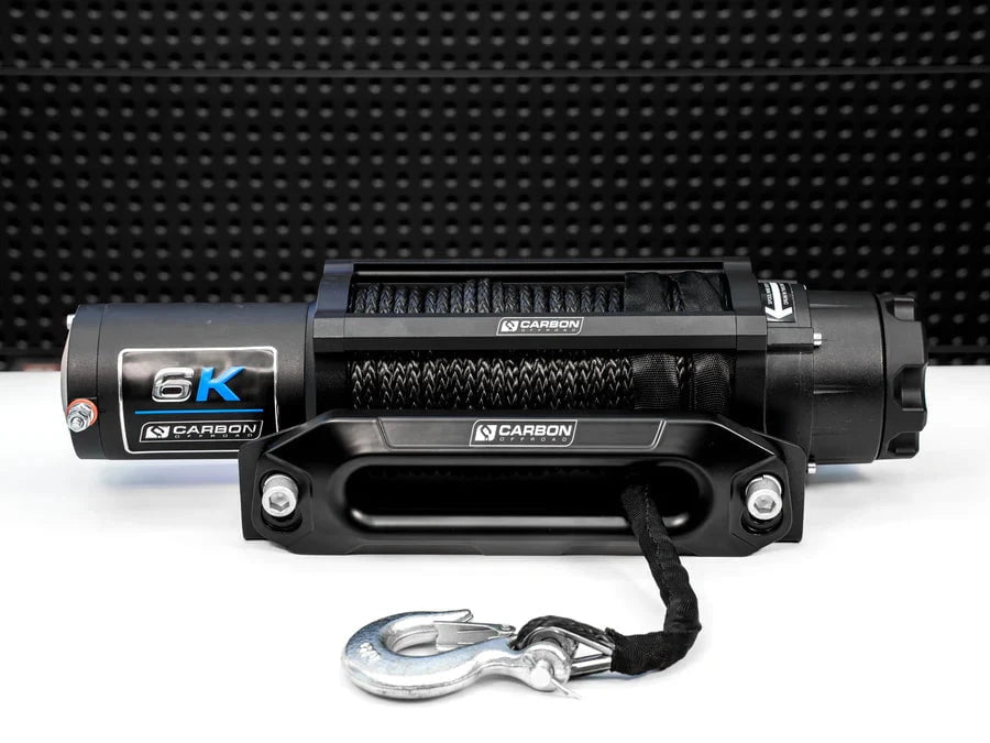 Carbon Winches Winch Carbon Offroad Long Drum 6000lb Winch – ATV, UTV & Small 4x4