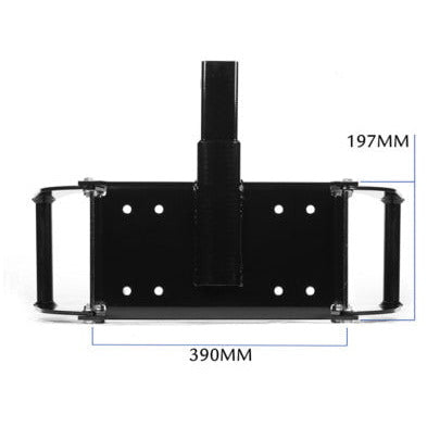 Dropshipzone X-BULL Winch Cradle Mounting Plate Bracket Foldabl Steel Bar