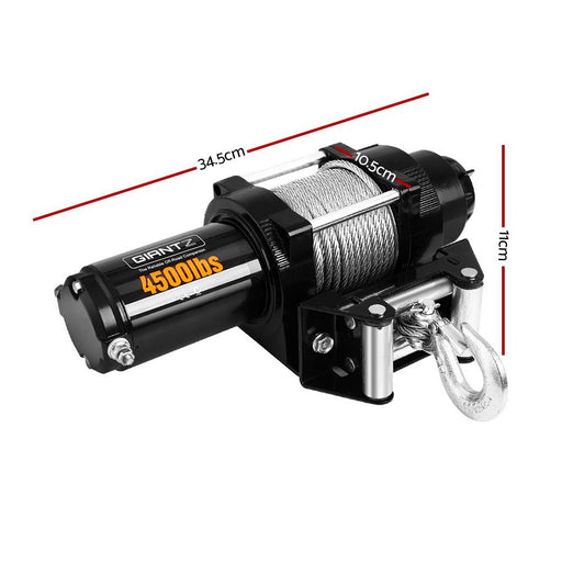 Giantz Winches 4500LBS Electric Winch ATV | 12v