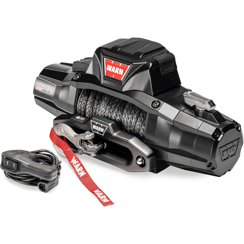 Warn Electric winch WARN ZEON XD 10-S 10,000lbs 12V Electric Winch | 100’ of 3/8” Spydura Synthetic Rope | 110010