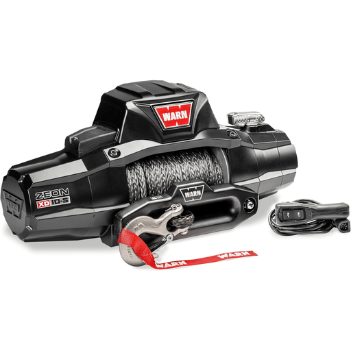 Warn Electric winch WARN ZEON XD 10-S 10,000lbs 12V Electric Winch | 100’ of 3/8” Spydura Synthetic Rope | 110010