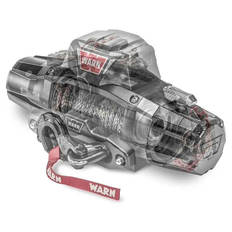 Warn Electric winch WARN ZEON XP 14-S 14,000 lb 12V Winch | Spydura Synthetic Rope | Fastest Line Speed & IP68 Waterproof