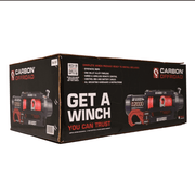 Carbon Winches 24 VOLT Carbon 12K 12000lb Electric Winch with Synthetic Rope