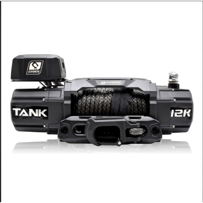 Carbon Winches Carbon Tank 12000lb 4x4 Winch Kit IP68 12V