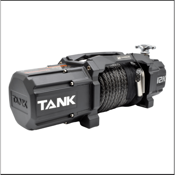 Carbon Winches Carbon Tank 12000lb 4x4 Winch Kit IP68 12V