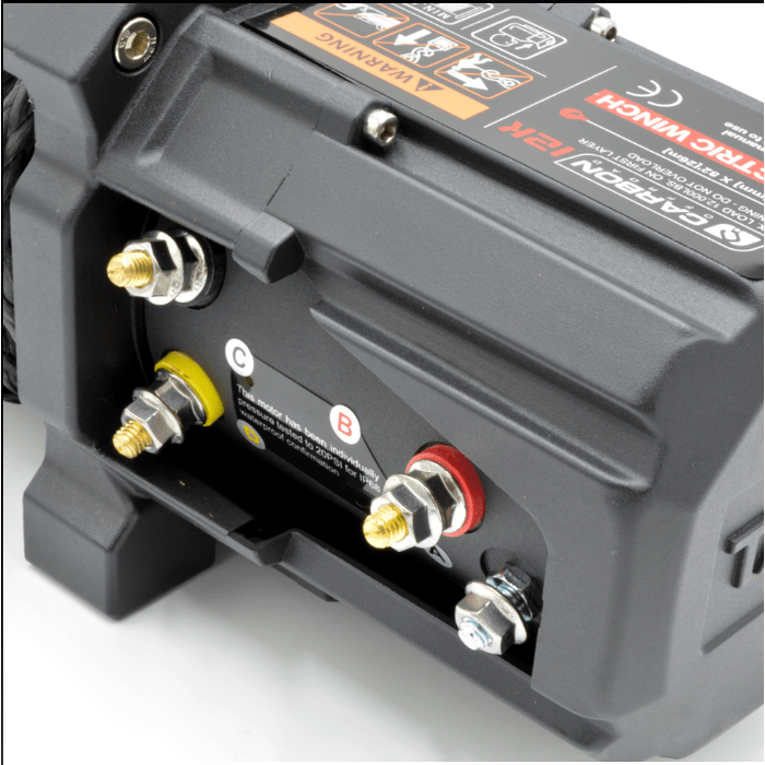 Carbon Winches Carbon Tank 12000lb 4x4 Winch Kit IP68 12V
