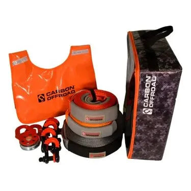 Carbon Winches RECOVERY KIT Carbon Offroad Gear Cube Ultimate Strap Kit