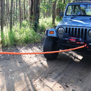 Carbon Winches recovery rope Carbon Monkey Fist 12 Ton x 9 Metre Kinetic Recovery Rope