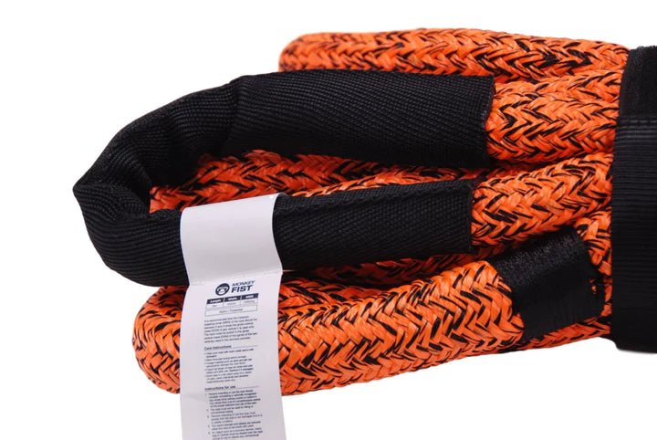 Carbon Winches recovery rope Carbon Monkey Fist 12 Ton x 9 Metre Kinetic Recovery Rope