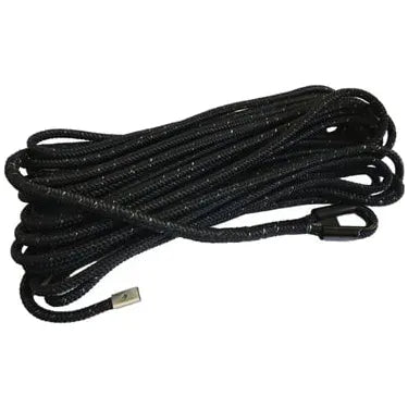 Carbon Winches recovery rope Carbon Offroad 24M 7T Double Braided Black Synthetic Winch Rope with Luminous Fibre