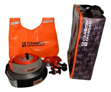 Carbon Winches recovery rope Carbon Offroad Gear Cube Basic Recovery Kit - Large