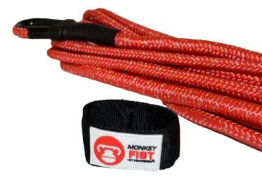 Carbon Winches recovery rope Carbon Offroad Monkey Fist Premium 7T x 10M Braided Winch Extension Rope