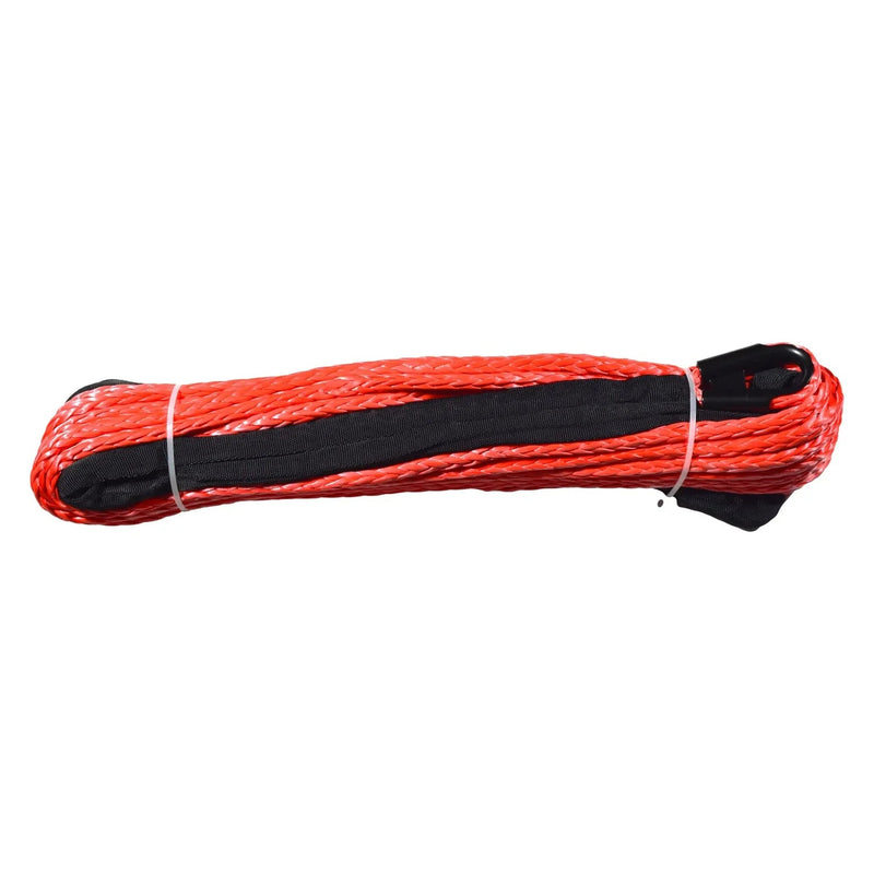 Carbon Winches recovery rope UHMWPE Synthetic Winch Extension Rope 23m x 10mm