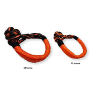 Carbon Winches shackle Carbon Offroad Mega Pro 40000kg Large Loop Soft Shackle