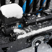 Carbon Winches Winch Carbon 12K V3X 12V 12,000lb Winch with MegaPro Hook