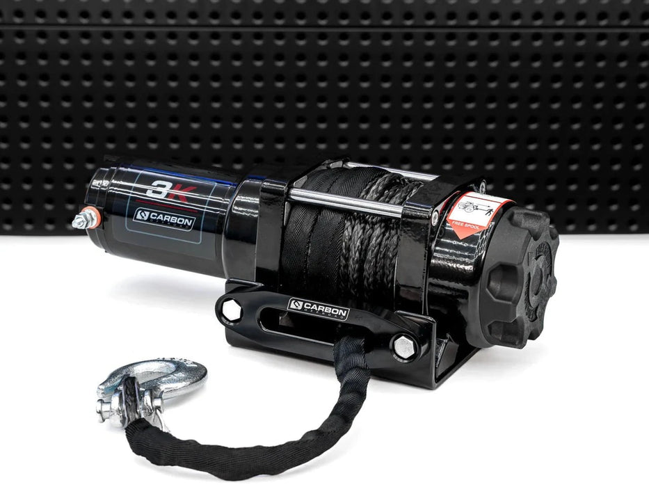 Carbon Winches Winch Carbon 3000lb  CW-3U Light-Duty Winch for Trailers & Utility Use