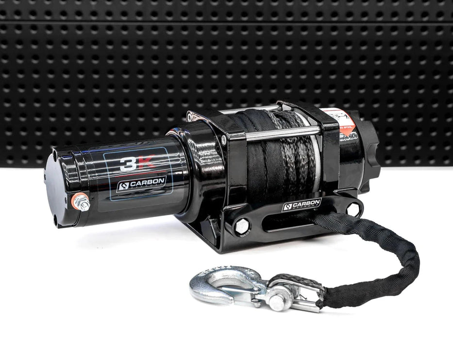 Carbon Winches Winch Carbon 3000lb  CW-3U Light-Duty Winch for Trailers & Utility Use