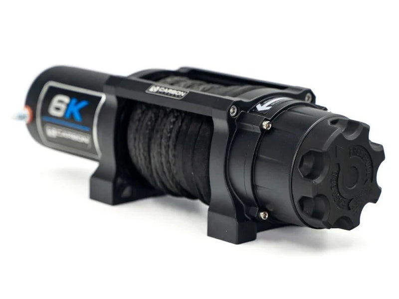 Carbon Winches Winch Carbon 6000lb Offroad Winch – For ATV, UTV & Small 4x4 Vehicles 12V