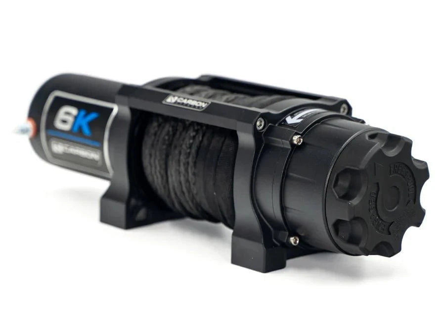 Carbon Winches Winch Carbon 6000lb Offroad Winch – For ATV, UTV & Small 4x4 Vehicles 12V