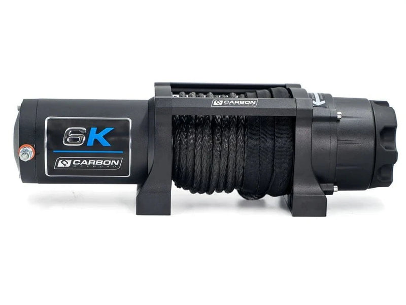 Carbon Winches Winch Carbon 6000lb Offroad Winch – For ATV, UTV & Small 4x4 Vehicles 12V