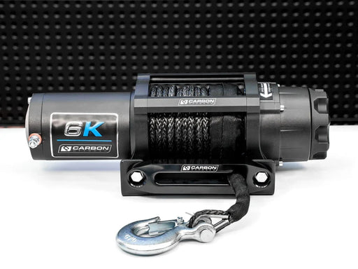 Carbon Winches Winch Carbon 6000lb Offroad Winch – For ATV, UTV & Small 4x4 Vehicles 12V