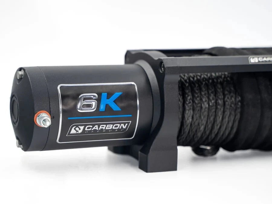 Carbon Winches Winch Carbon Offroad Long Drum 6000lb Winch – ATV, UTV & Small 4x4