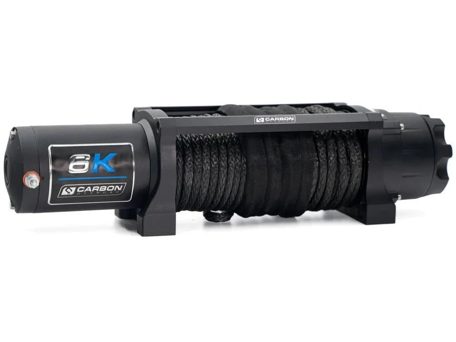 Carbon Winches Winch Carbon Offroad Long Drum 6000lb Winch – ATV, UTV & Small 4x4