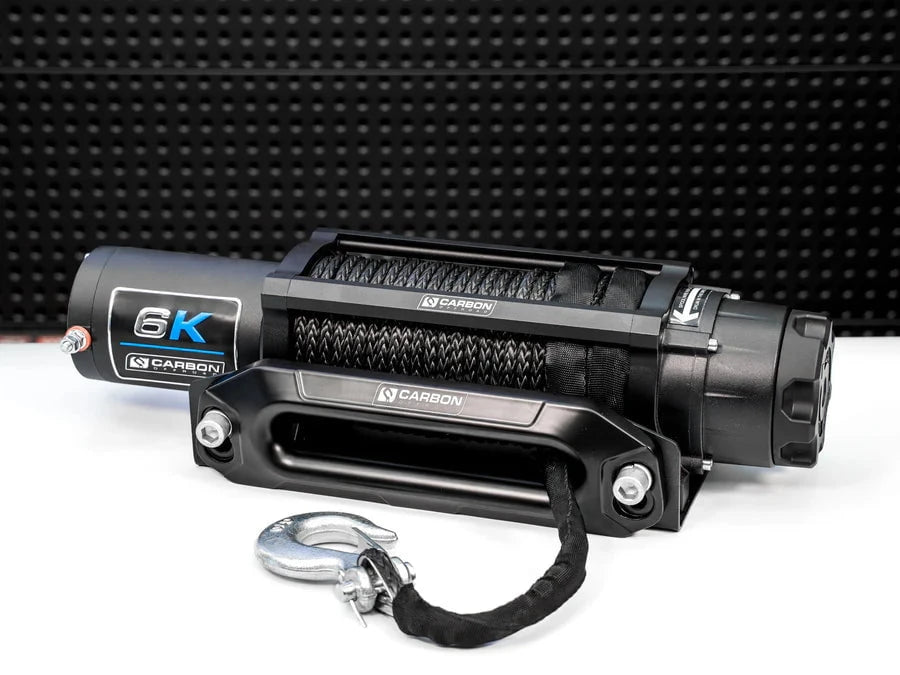 Carbon Winches Winch Carbon Offroad Long Drum 6000lb Winch – ATV, UTV & Small 4x4