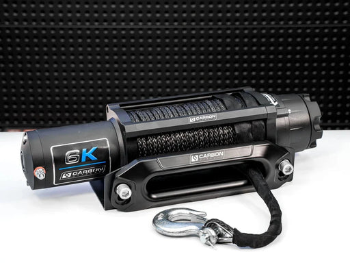 Carbon Winches Winch Carbon Offroad Long Drum 6000lb Winch – ATV, UTV & Small 4x4