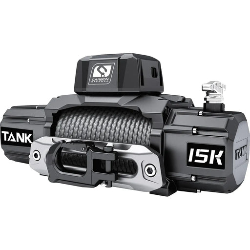 Carbon Winches Winch Carbon Tank 15000lb Large 4x4 Winch Kit IP68 12V