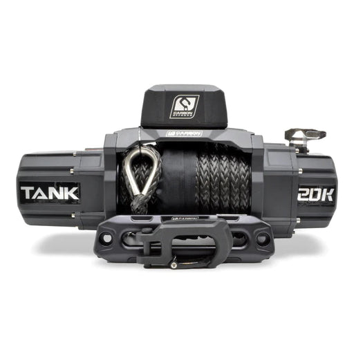 Carbon Winches Winch Carbon Tank 20000lb Truck Winch Kit IP68 12V