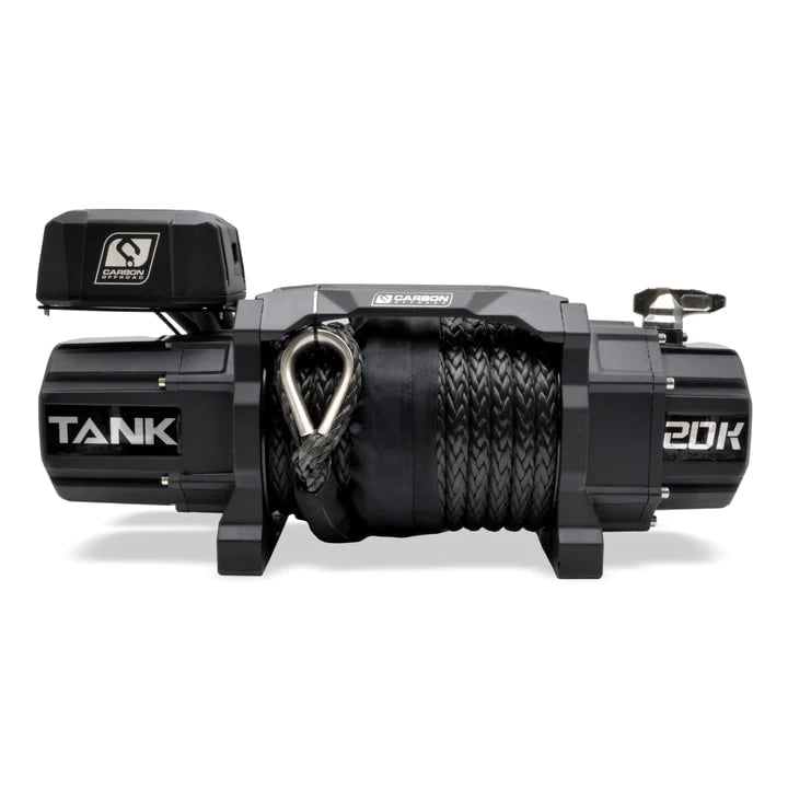 Carbon Winches Winch Carbon Tank 20000lb Truck Winch Kit IP68 12V