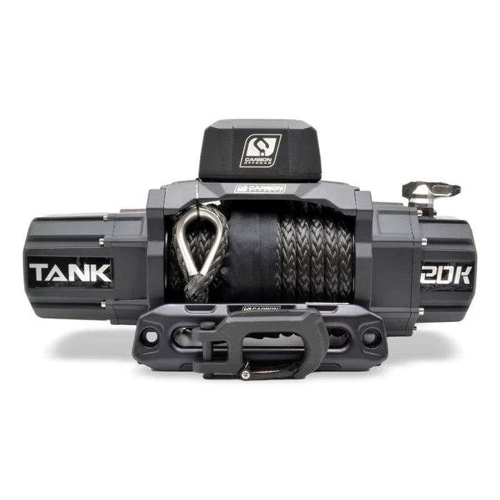 Carbon Winches Winch Carbon Tank 20000lb Truck Winch Kit IP68 24V