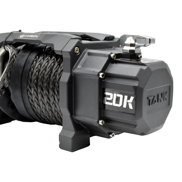 Carbon Winches Winch Carbon Tank 20000lb Truck Winch Kit IP68 24V