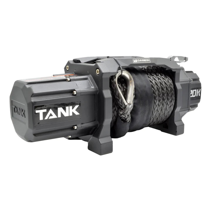 Carbon Winches Winch Carbon Tank 20000lb Truck Winch Kit IP68 24V