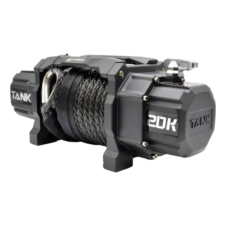 Carbon Winches Winch Carbon Tank 20000lb Truck Winch Kit IP68 24V