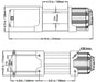 Carbon Winches Winch Carbon Winch 4500lb ATV Trailer with Synthetic Rope and Wireless Control - Fully Sealed