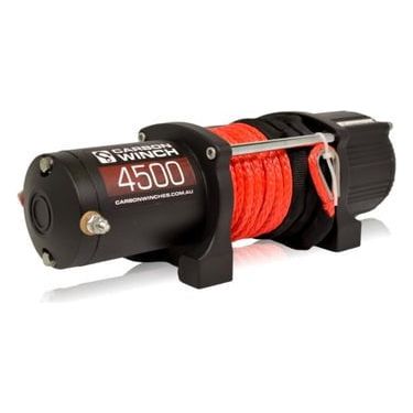 Carbon Winches Winch Carbon Winch 4500lb ATV Trailer with Synthetic Rope and Wireless Control - Fully Sealed