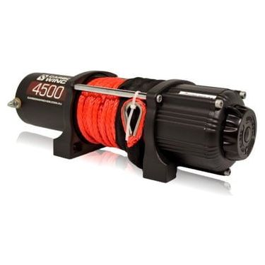 Carbon Winches Winch Carbon Winch 4500lb ATV Trailer with Synthetic Rope and Wireless Control - Fully Sealed