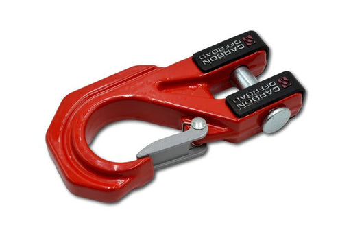 Carbon Winches Winch hook Red Carbon Offroad Mega Pro Winch Hook