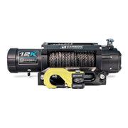 Carbon Winches Winch Yellow Carbon 12K V3X 12V 12,000lb Winch with MegaPro Hook