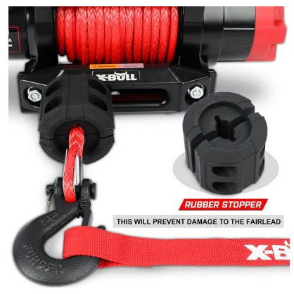 Dropship Zone X-BULL Electric Winch 6000LBS 12V BOAT Synthetic Rope Wireless Remote 4WD ATV UTV