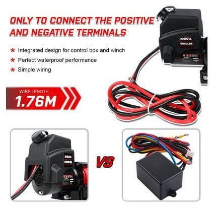 Dropship Zone X-BULL Electric Winch 6000LBS 12V BOAT Synthetic Rope Wireless Remote 4WD ATV UTV