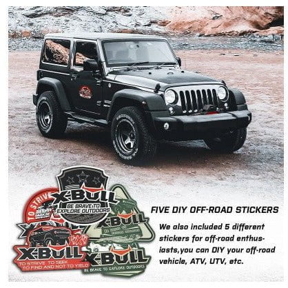 Dropshipzone X-BULL KIT2 Recovery tracks 6pcs Board Traction Sand trucks strap mounting 4x4 Sand Snow Car ORANGE