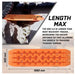 Dropshipzone X-BULL Recovery tracks Sand tracks KIT Carry bag mounting pin Sand/Snow/Mud 10T 4WD-Orange Gen3.0