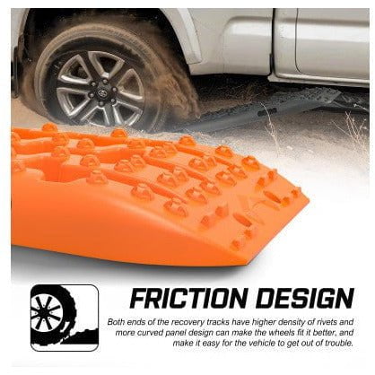 Dropshipzone X-BULL Recovery tracks Sand tracks KIT Carry bag mounting pin Sand/Snow/Mud 10T 4WD-Orange Gen3.0