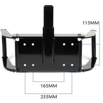 Dropshipzone X-BULL Winch Cradle Mounting Plate Bracket Foldabl Steel Bar