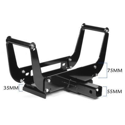 Dropshipzone X-BULL Winch Cradle Mounting Plate Bracket Foldabl Steel Bar