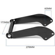 Dropshipzone X-BULL Winch Cradle Mounting Plate Bracket Foldabl Steel Bar