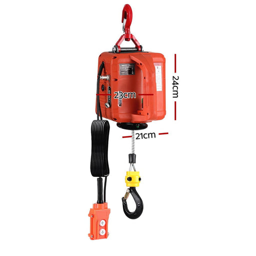 Giantz Electric Hoists Giantz Electric Hoist Winch – 500kg – Wired & Wireless Remote